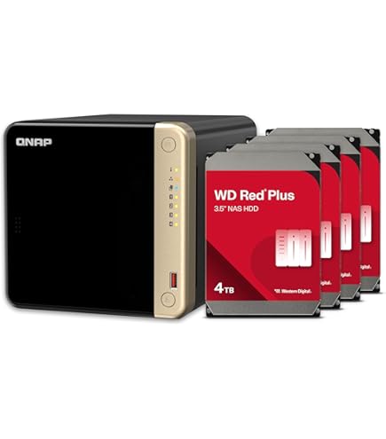 Amazon.co.jp: QNAP TS-464-8G-44WD-US 4ベイ高性能デスクトップNAS